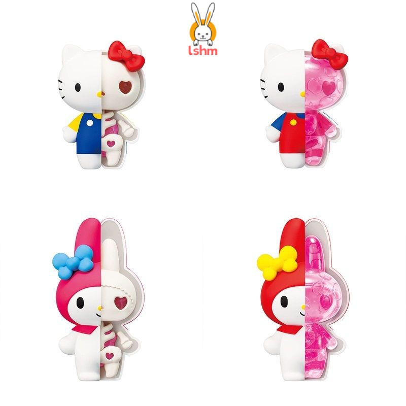 Megahouse Half Bone Hellokitty Hello Kitty Miffy Rabbit Blind Box All 4 ...