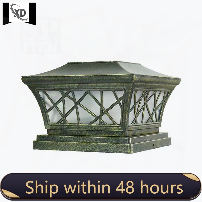 Rong River 10W 3Color Solar Light Outdoor Waterproof Solar Post Lamp ...