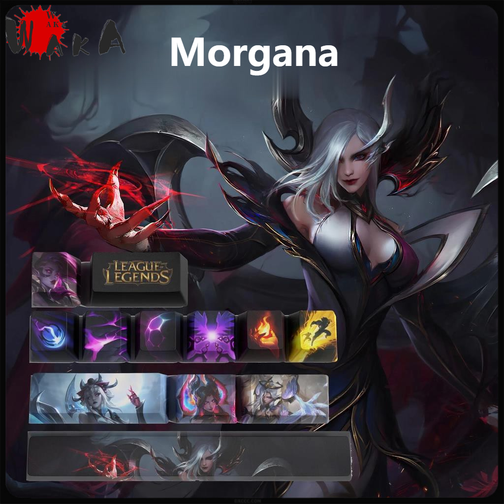 Legends keycaps League Of Morgana Keycaps Game Keycaps OEM Profile ...