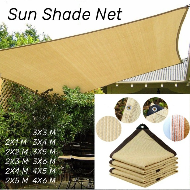 New Sun Shade Net Anti-UV Shading Net Outdoor Pergola Awning Garden Sun ...