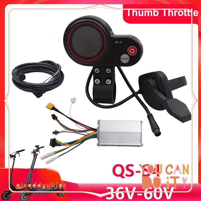 36V60V QSS4 Thumb Throttle LCD Display Kit+48V 800W Controller For