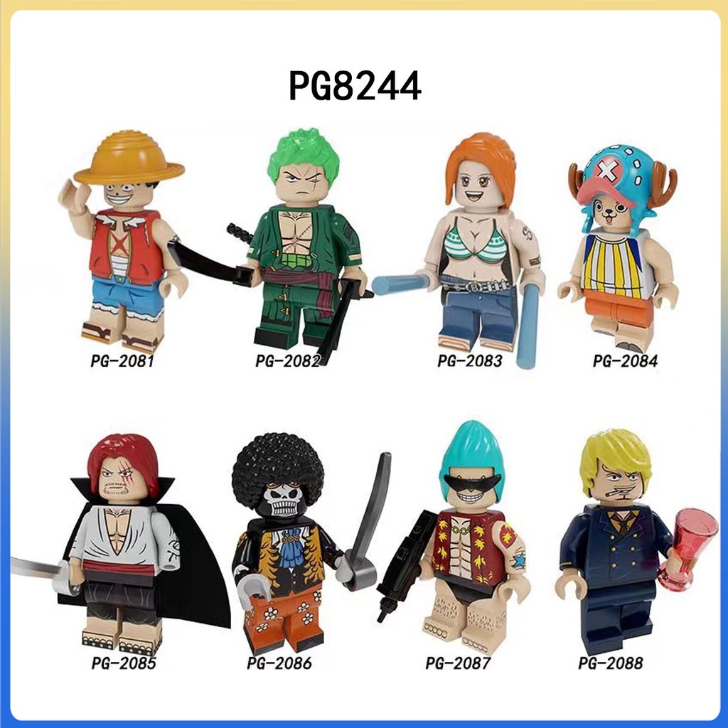 Children's gifts Building Block Minifigures One Piece Luffy Ninjago ...