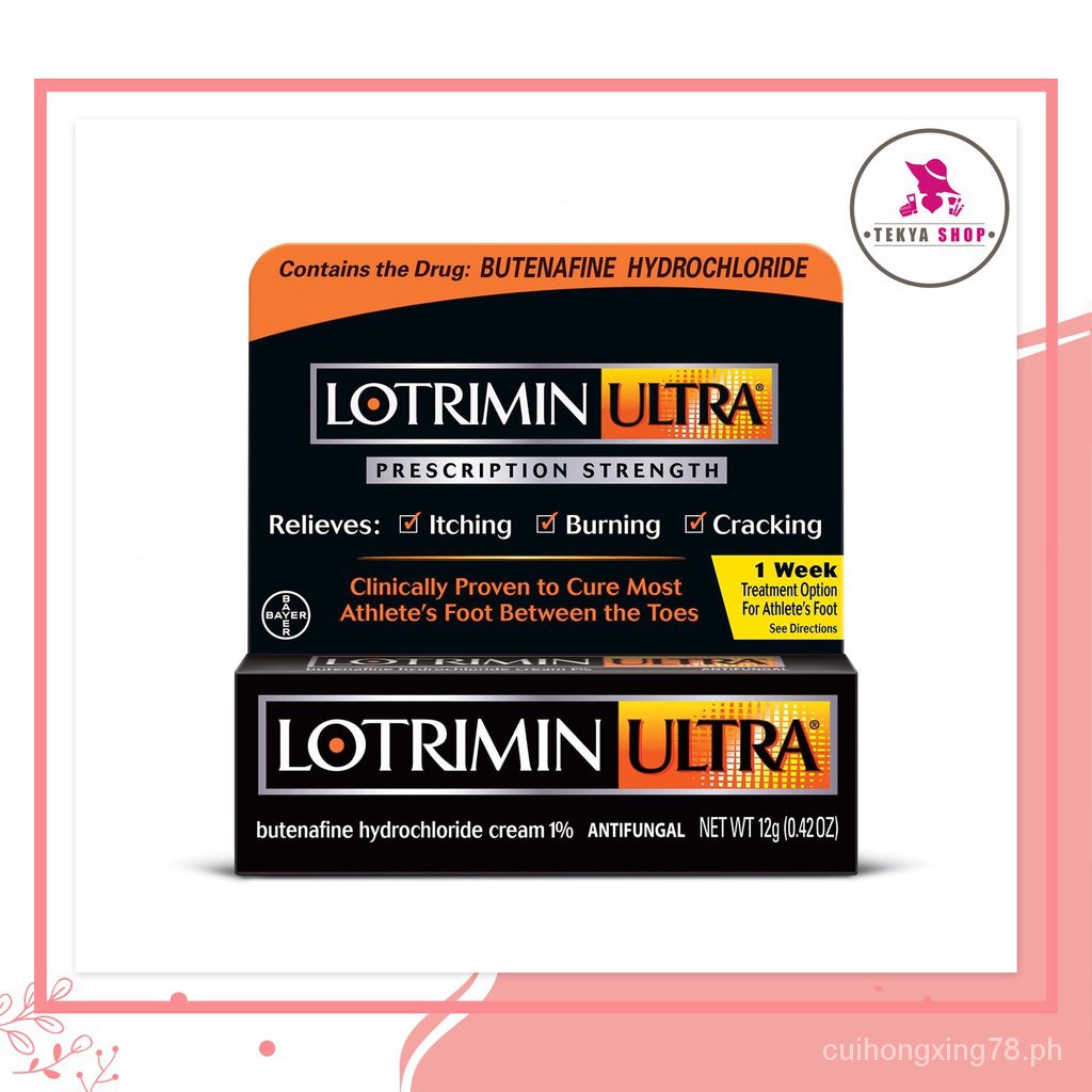 Lotrimin Ultra Antifungal Athlete's Foot Cream, 12 g & 30 g Shopee
