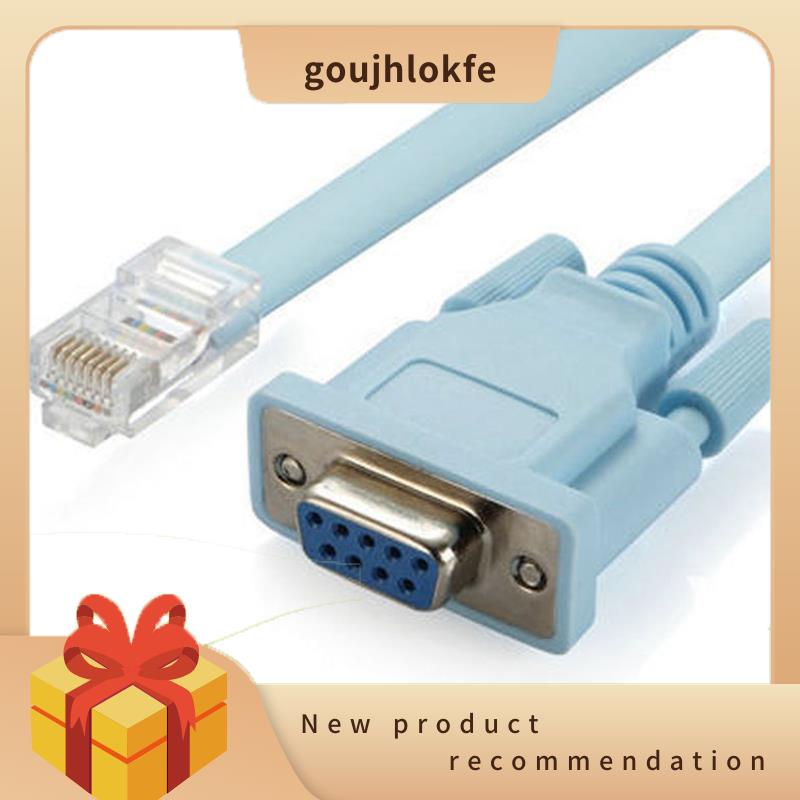 goujhlokfe USB Console Cable RJ45 Cat5 To Rs232 DB9 COM Port