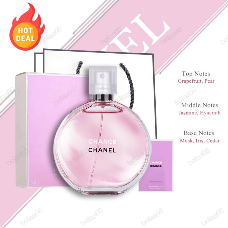 Chanel Chance Pink Perfume for Women Eau de Toilette Perfume Ladies ...