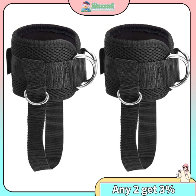 HUS Ankle Straps For Cable Machine Glute Kickbacks Body Exercises
