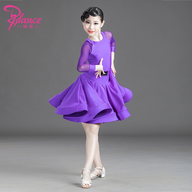 D1 D1/New Style Children's Latin Dance Costume Competition Costume ...