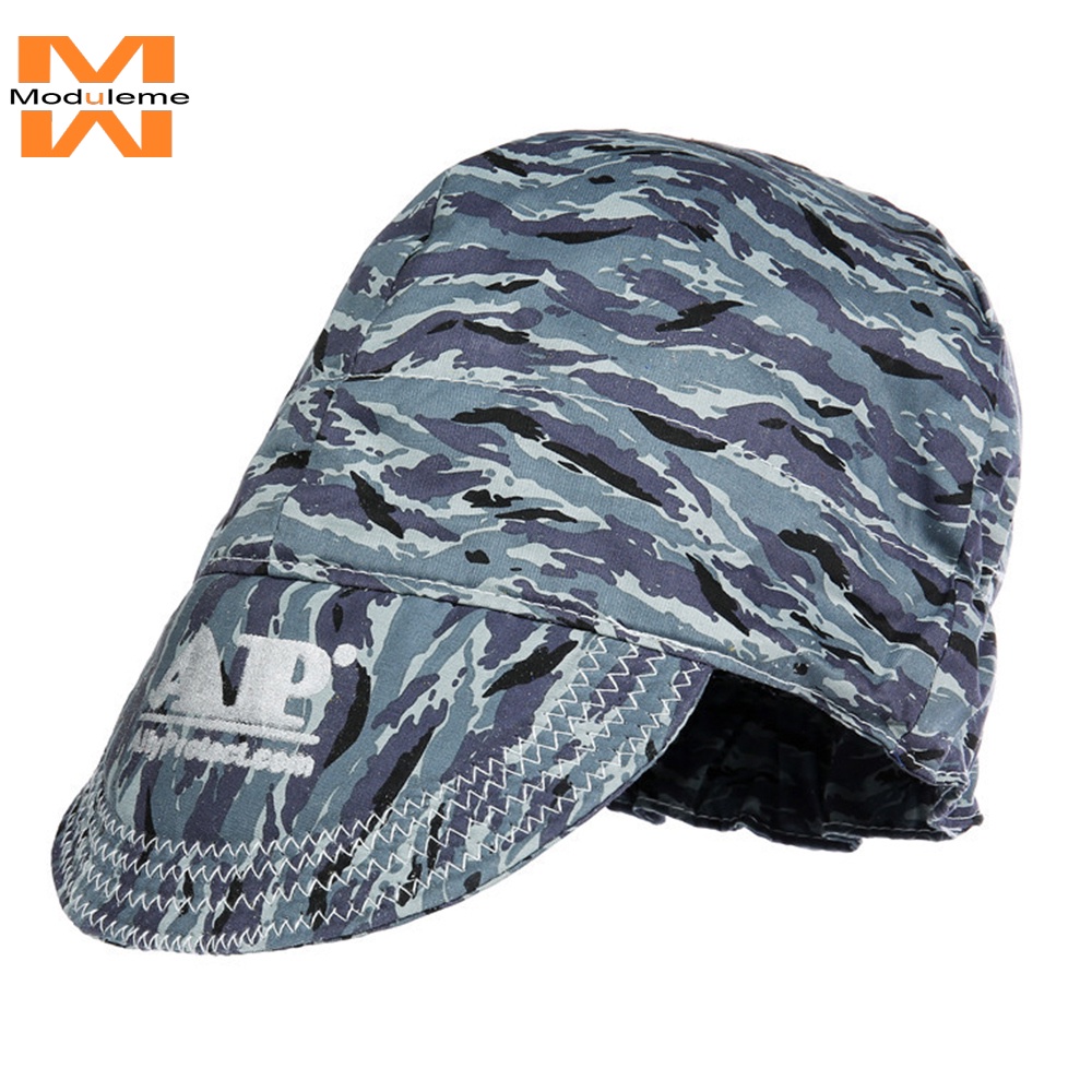 Elastic Welding Hat Sweat Absorption Welders Protective Cap Flame Resistant Head Full Protection