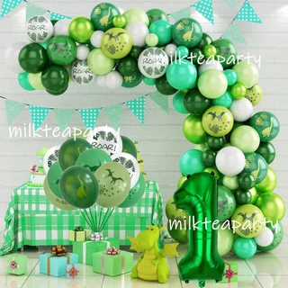 167pcs/set Tropical Jungle Themed Hawaiian Birthday Wedding Party Decor Balloon Arch Kit