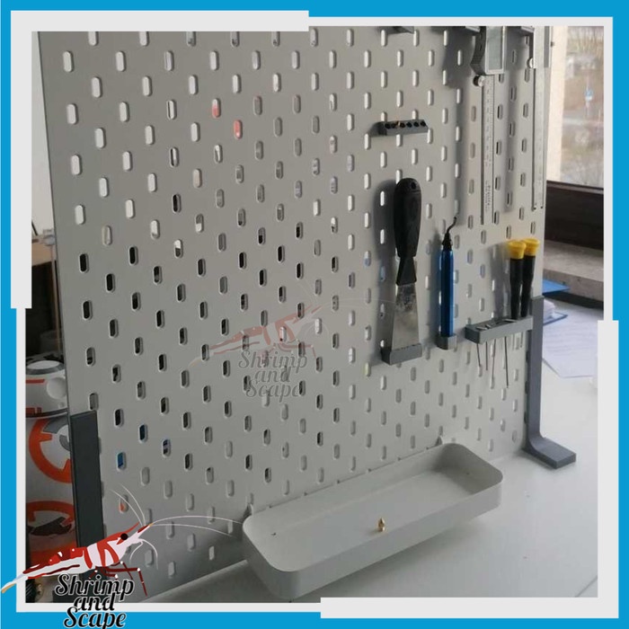 Ikea Skadis Standing Foot Pegboard Standing Table Without Drilling Wall ...