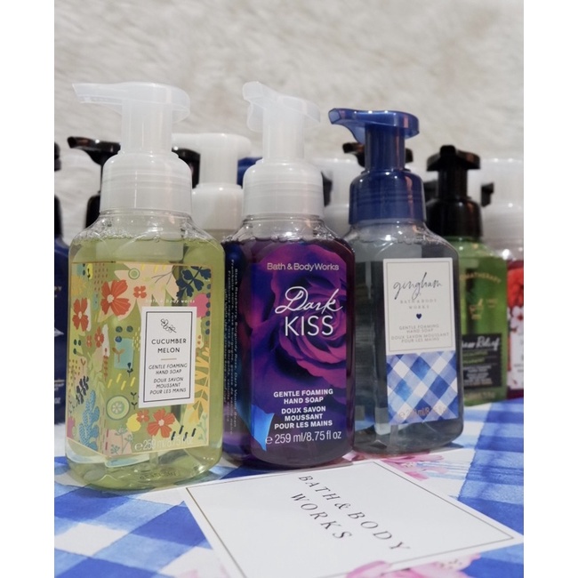 Bath and Body Works Hand Soap Gingham Cucumber Melon Aromatherapy