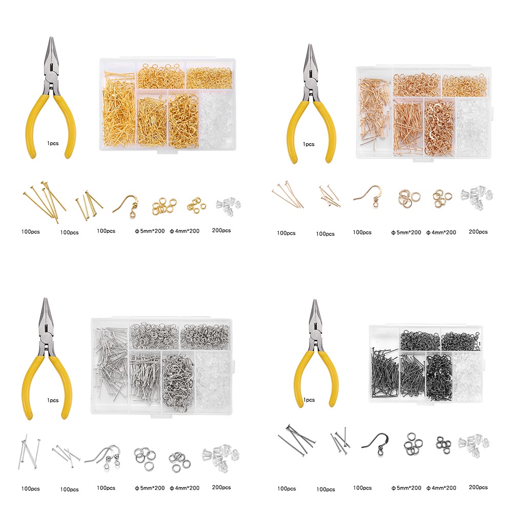 St. kunkka Earrings Ear Hooks Ear Plugs Jump Ring Jewelry Pliers DIY