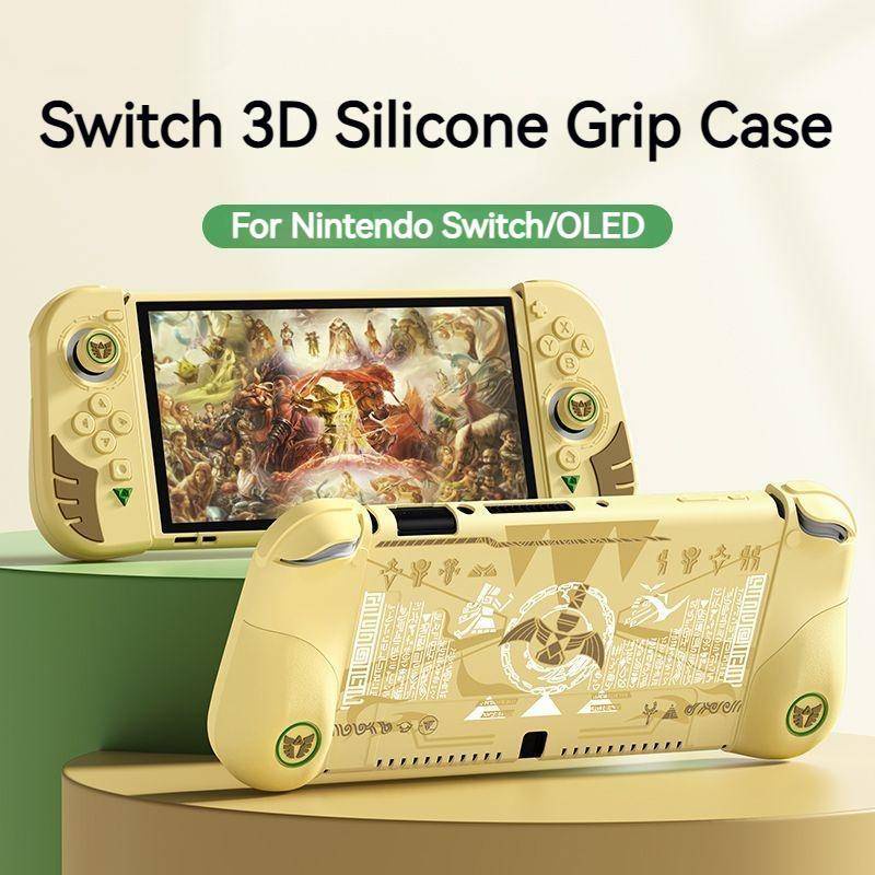 3D Grip Case Nintendo Switch Oled Cover Accessories Game Console JoyCon ...
