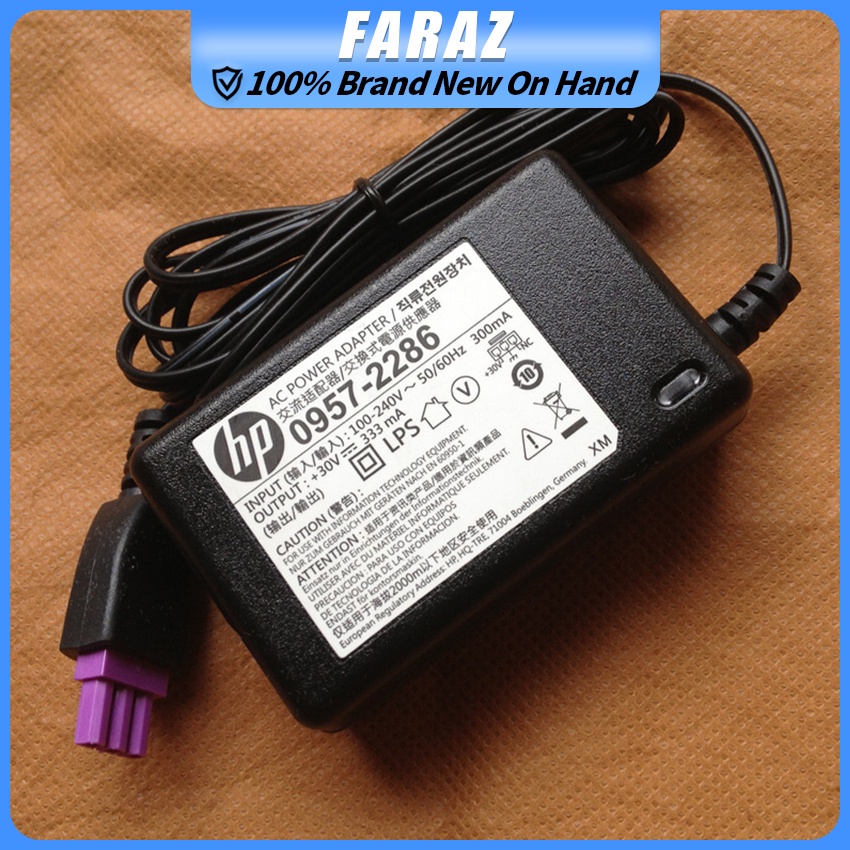 30V 333mA AC DC 30W Printer Power Supply Adapter for HP Deskjet 0957 ...