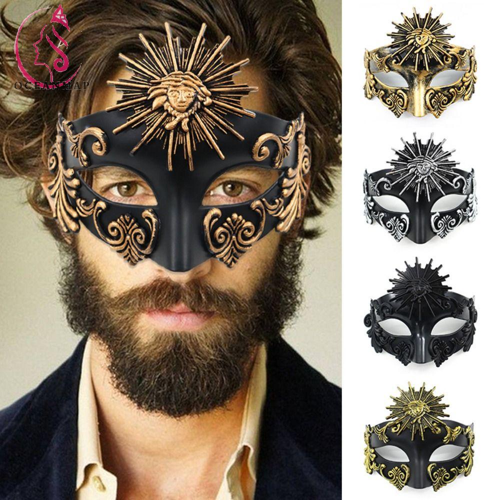 OCEANMAP Halloween Masks Props Mask Creative Ancient Greece God Solar ...