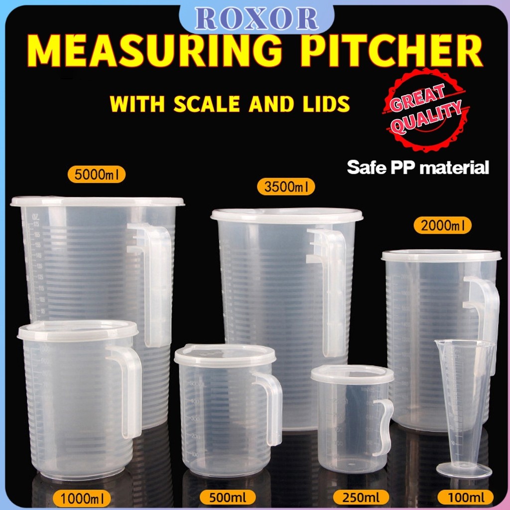 Measuring Pitchers With Lids/Measure Jug With Scale/Liquid Cup ...