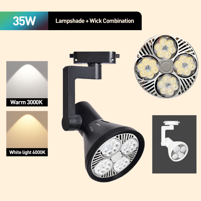 E27 Surface Mounted Pinlight Downlight 35W Track Light Housing Round ...