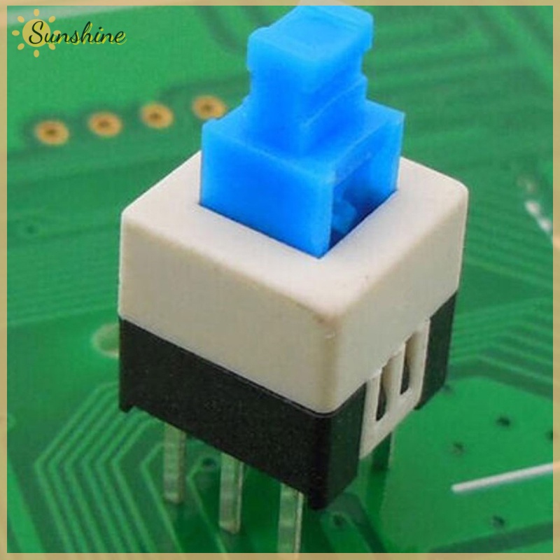Sunshine> 10pcs Momentary / self-locking Push Button Square Toggle ...