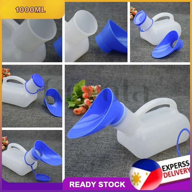 1000ML Portable Urinal Bottle Female Male Urinal Camping PE Urinal