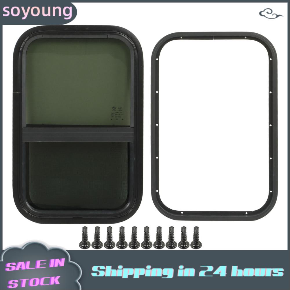 Soyoung RV Windows Break Proof Vertical Horizontal Installation Rounded