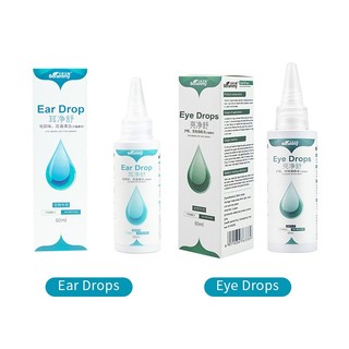 【60ml Pet Ear Mites Cleaner】Odor Removal Ear Drops Eye drops Infection ... - Benadryl Ear Powder For Mites