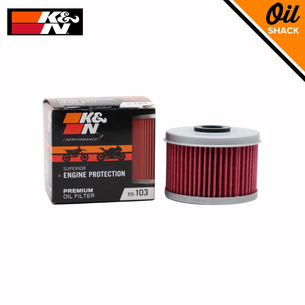 K&N OIL FILTER KN103 (17'23 Honda CMX300 Rebel/CB300R/CBR300R/CRF300L