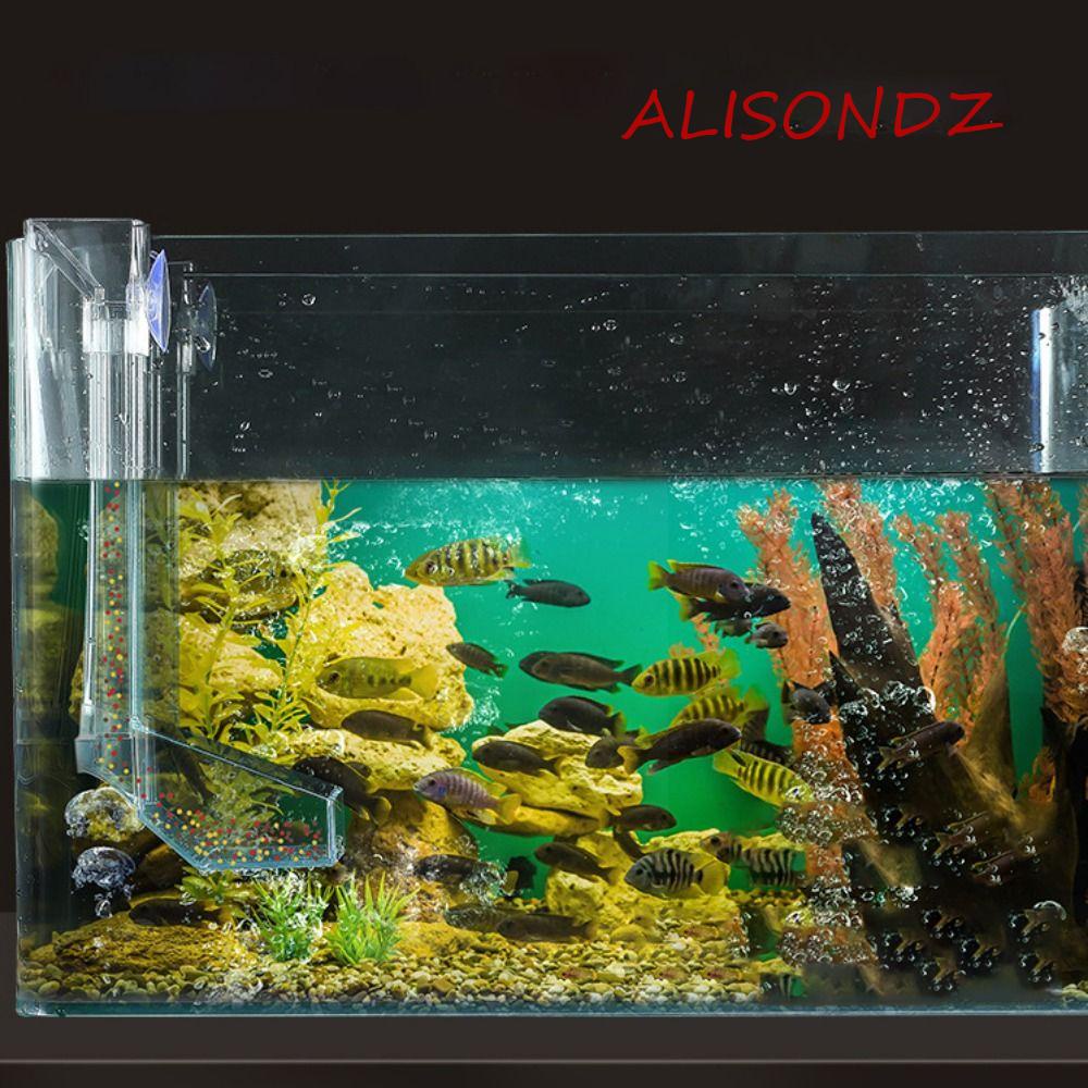 ALISONDZ Fish Feeding Tube Transparent 1 Set for Aquarium with Suction