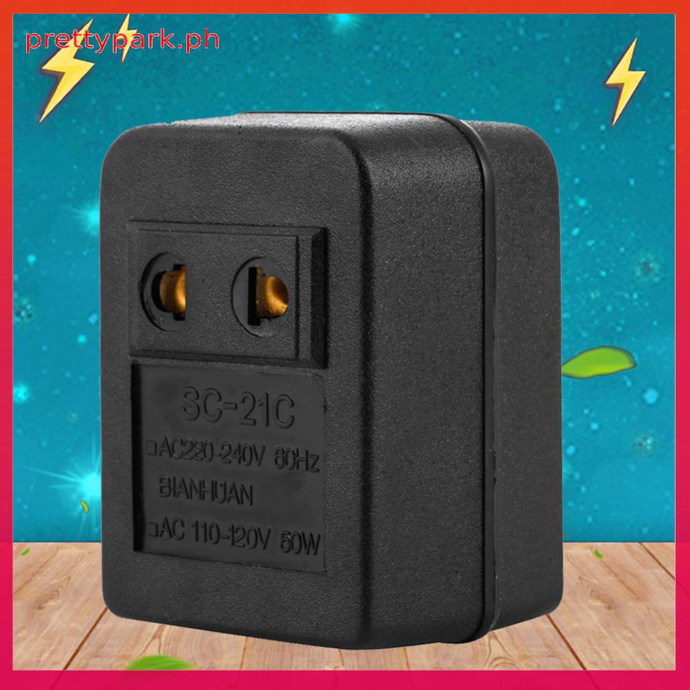 220v To 110v Ac Power Voltage Converter 50w Adapter Travel Regulator Travel Portable Converter 