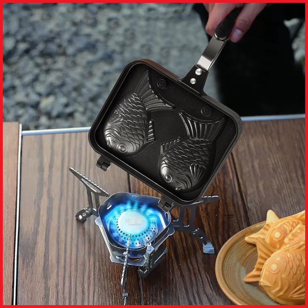 Taiyaki Fish Shape Cake Pan Fish Shaped Waffle Maker Machine Nonstick
