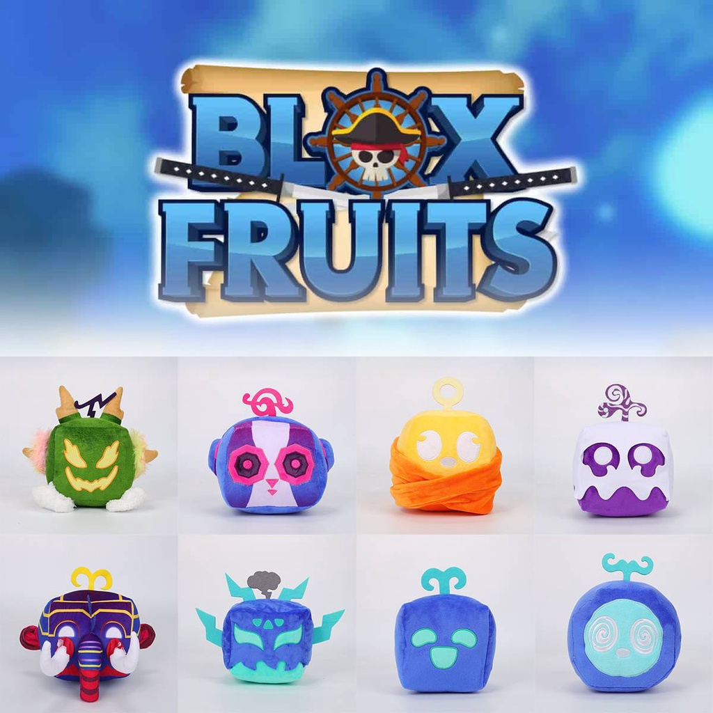 YS Blox Fruits Plush Dolls Gift For Kids Dragon Mammoth Control Dough Rumble Portal Sound Buddha
