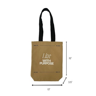 Sibol Two-Tone Large Canvas Tote Bag | Shopee Philippines