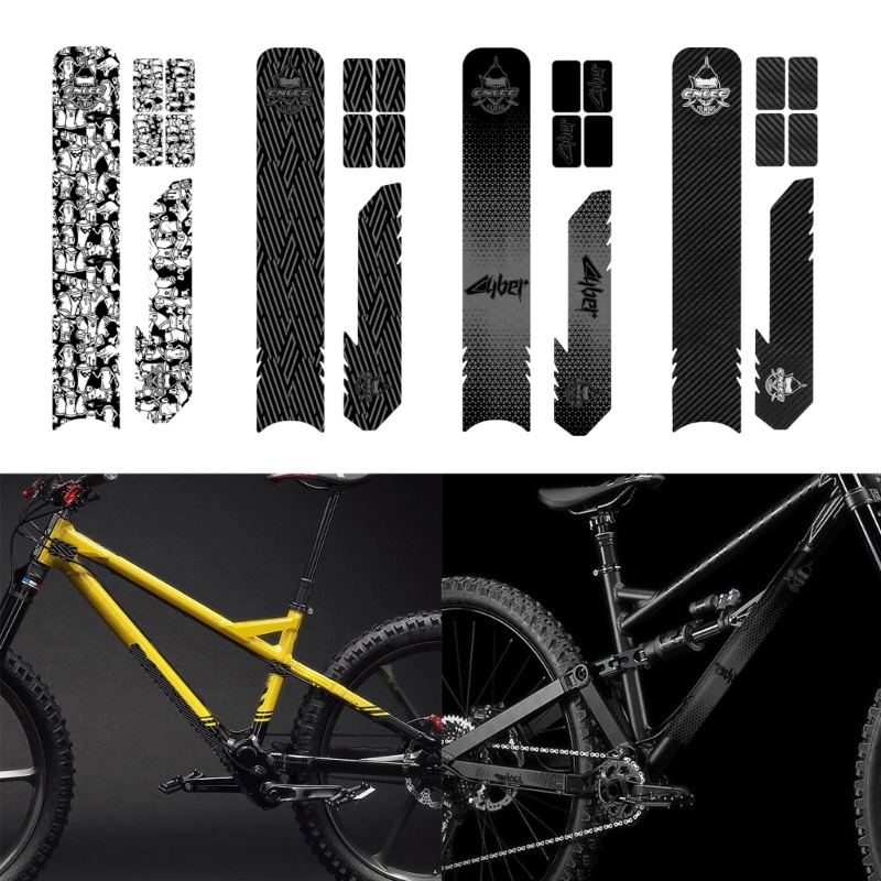 Skyxu Mountain Bike Frame Protections Sticker Bike Chainstay Protector ...