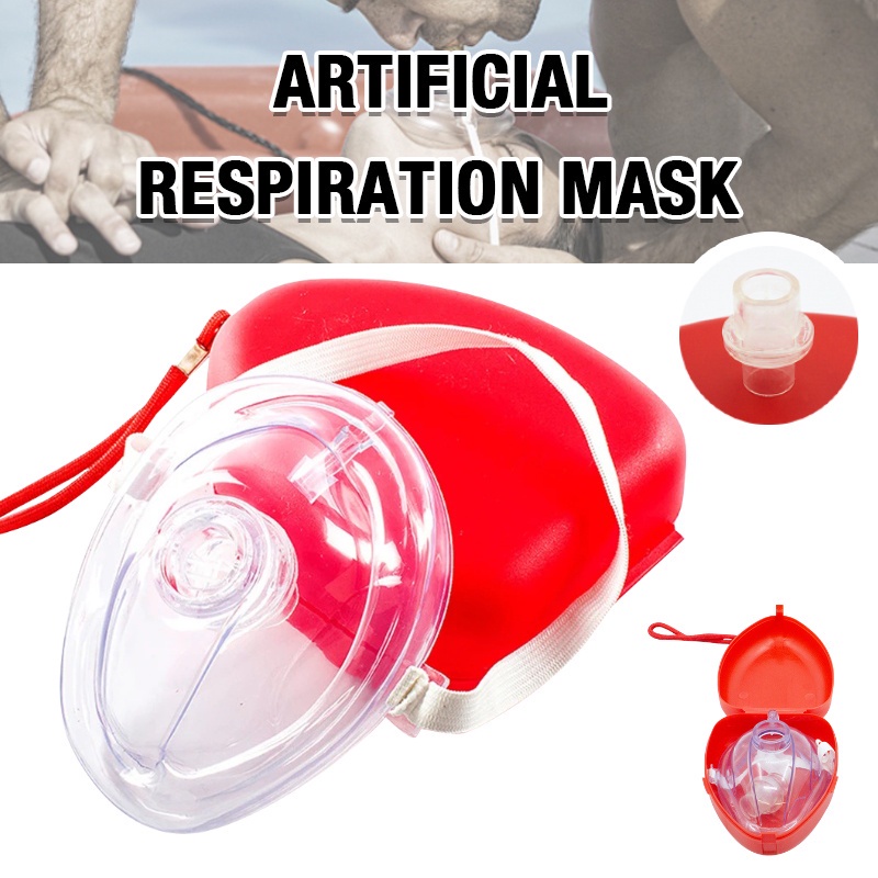 First Aid CPR Breathing Mask (Oneway Valve) Shopee Philippines