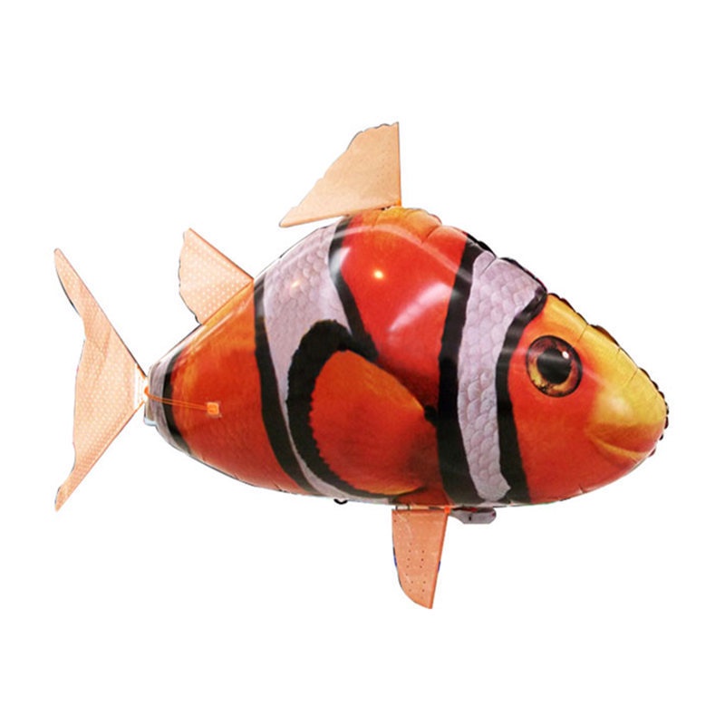 Remote Control Flying Fish Inflatable Shark Clownfish Flying Fish ...