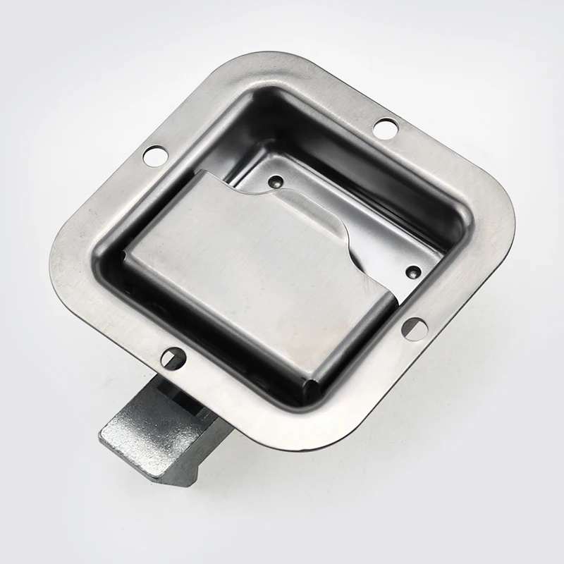 Stainless Steel Flush Paddle Latch RV Toolbox Lock Trailer Door Handle