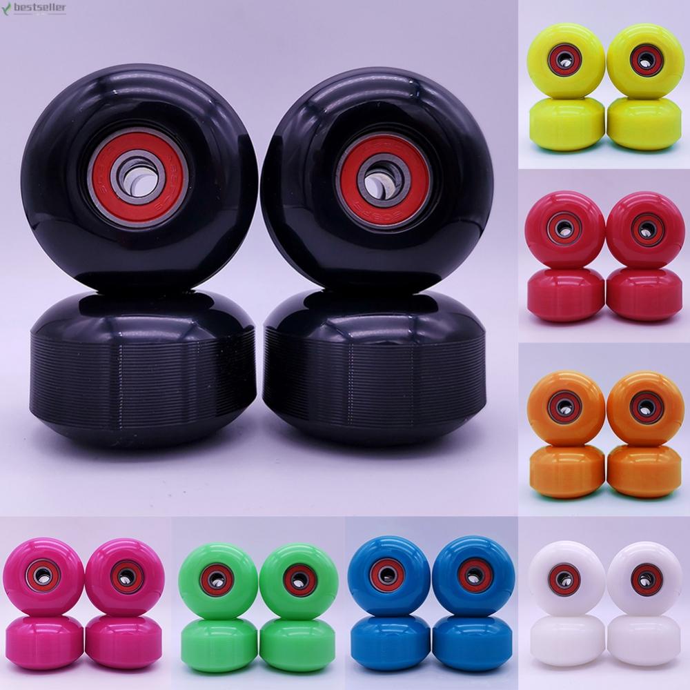 Upgrade Your Skateboard with 4 pcs 52x32mm Soft Longboard Wheels