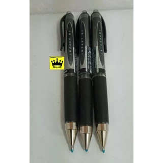 Stylos Gel Faber-Castell Uniball Impact RT - Lot De 5, Pointe 1.0mm, Encre Noire, Mécanisme Pression