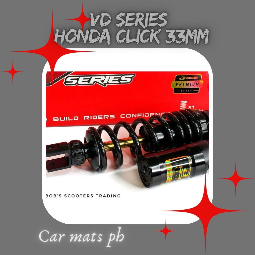 RCB VD SERIES REAR SHOCK HONDA CLICK 125/CLICK 150 330MM racing boy ...
