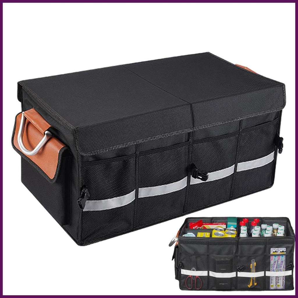 Trunk Organizer for SUV Trunk Multi Compartment Box Foldable SUV ...