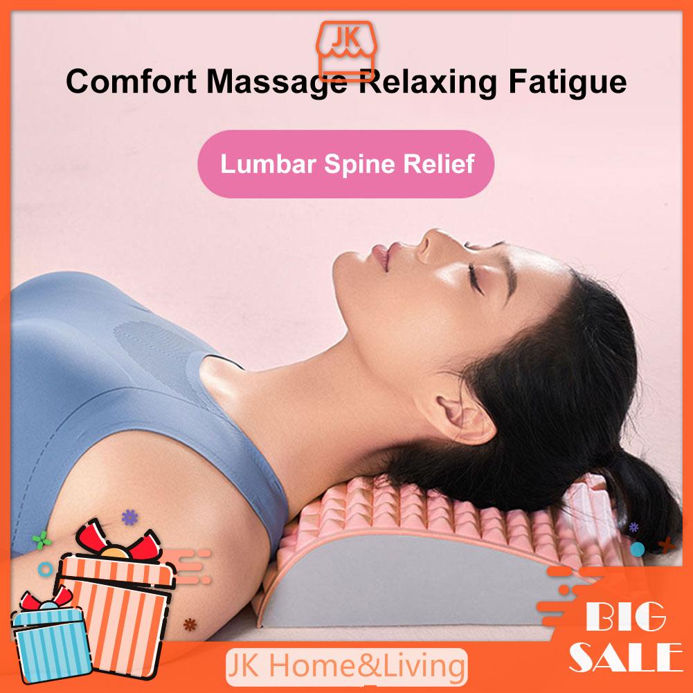 Neck & Back Stretcher Cervical Traction Pillow Adjustable EVA for