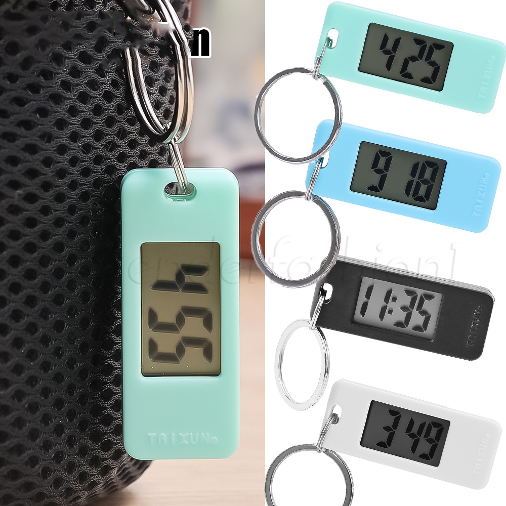 Backpack Hanging Keyring Pocket Clock / Portable Mini Electronic Clock ...