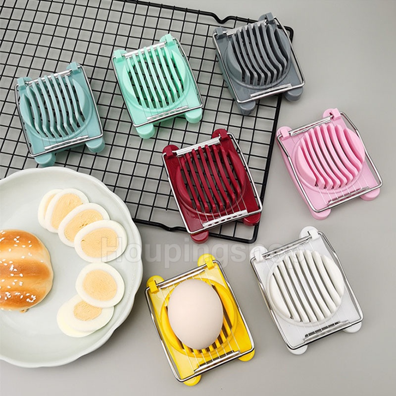 Multifunction Stainless Steel Egg Cutter Chopper Peeler Cutting Egg