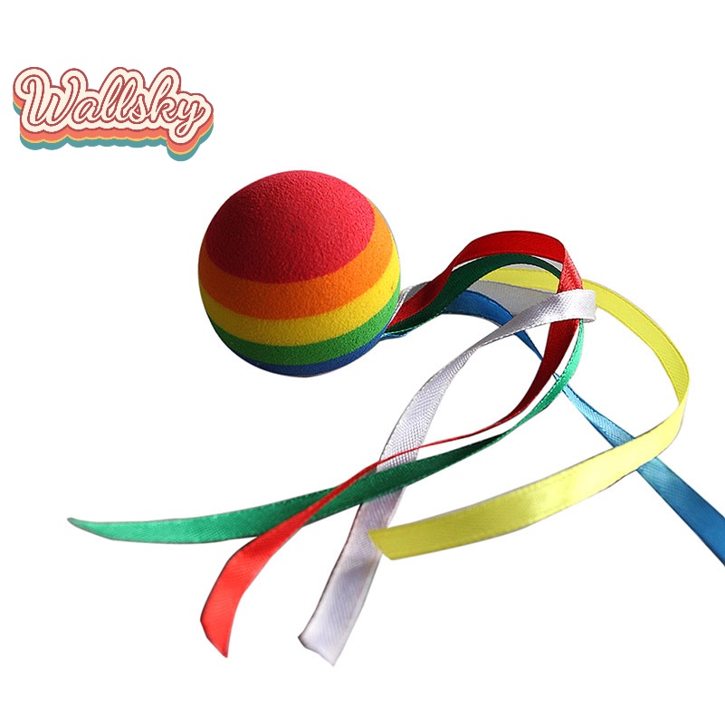 Wallsky> Car Antenna Toppers Rain Ball Colored Ribbon Antenna Balls