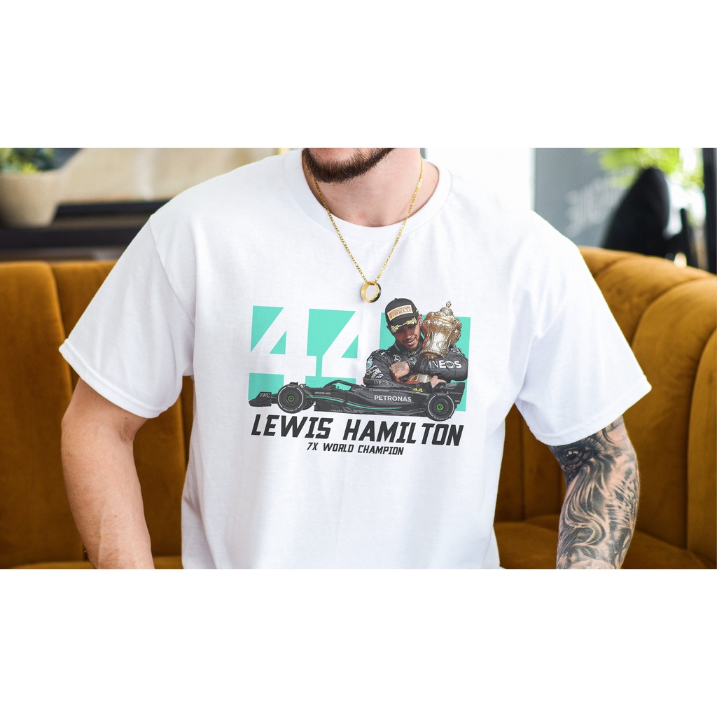 Lewis Hamilton F1 T Shirt 44 Formula One Racing Shirt Motorsport Clothing F1 Mercedes F1 T Shirt Shopee Philippines