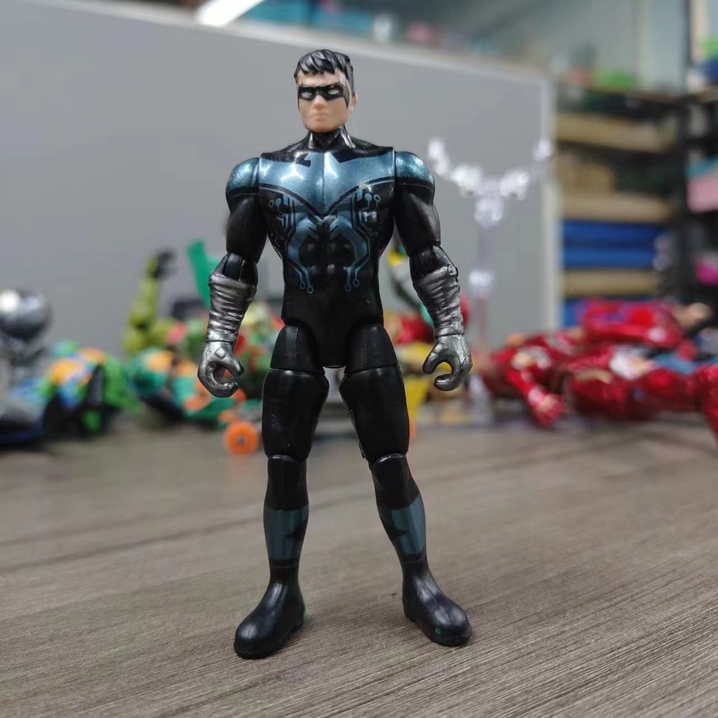 Dc 12.5cm Black Batman Joint Movable Real Shot Figure Justice League ...