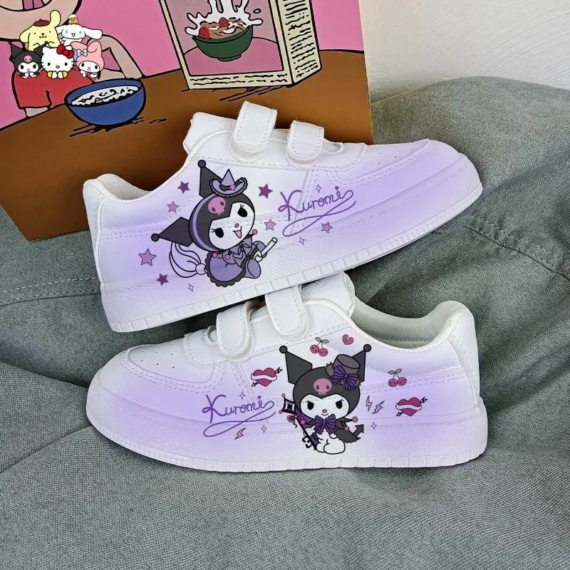 Kawaii Sanrio Hello Kitty Gradient Board Shoes Anime Kuromi Children ...