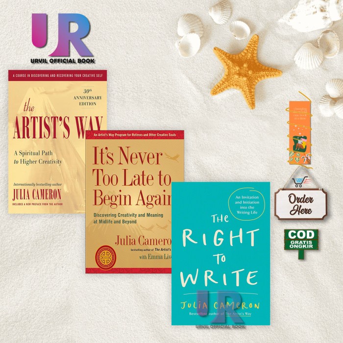 The Artist's Way 30th Anniversary Edition By ulia Cameron Shopee