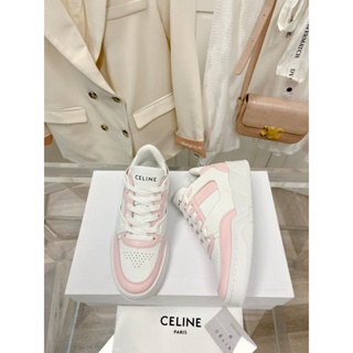 CELINE CT 04 Unisex Street Style Plain Leather Logo Sneakers