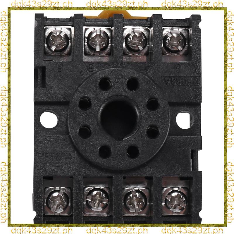 New 8 Round Pin 8-Pin PF083A Relay Base Socket(P H 8 1) | Shopee ...