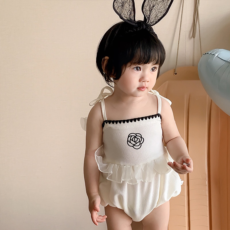 Baby Summer Clothes Newborn Clothes Baby Girls Onesie Sleeveless ...
